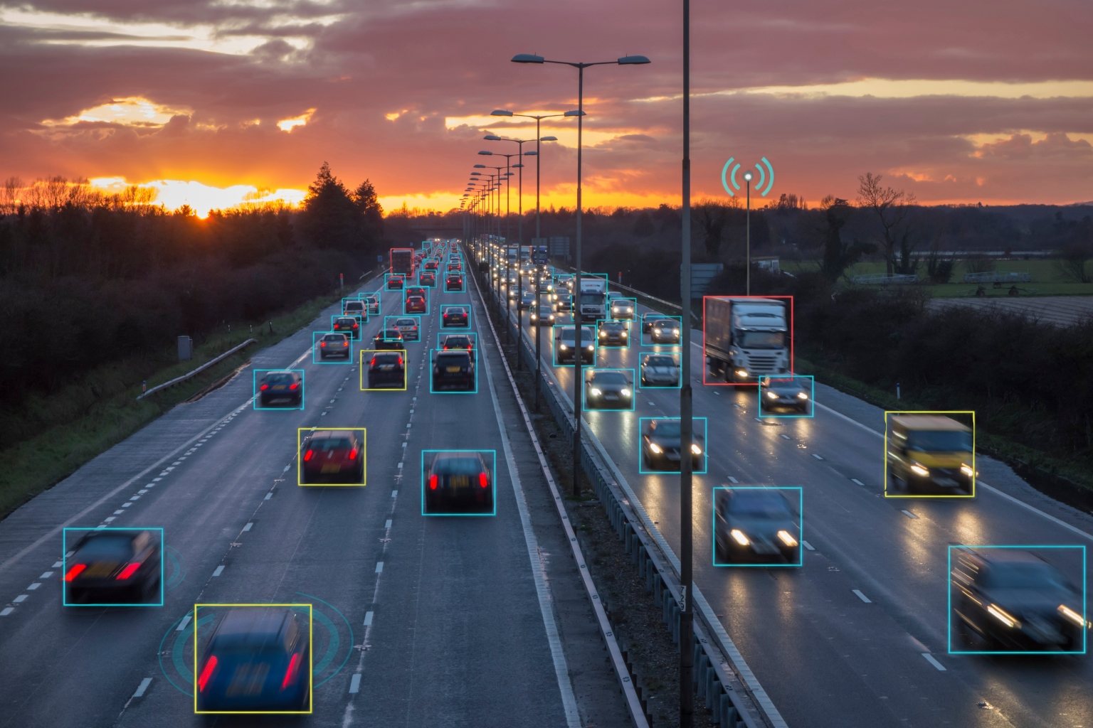Personen- und Verkehrszählung.